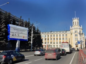 Фото: На билбордах Кемерова появилась информация о ремонте дорог 1