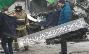 Появилось видео с места столкновения пассажирского автобуса и фуры в Кузбассе