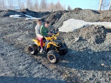 Фото: В Шерегеше задержали 12-летнего мальчика на квадроцикле 1
